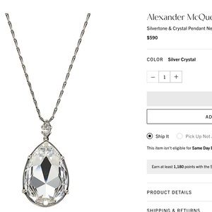 ALEXANDER MCQUEEN Pendant necklace
